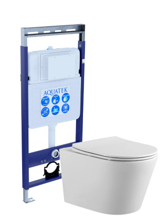 Комплект унитаз с инсталляцией Set AQUATEK ВЕГА Easy Fix